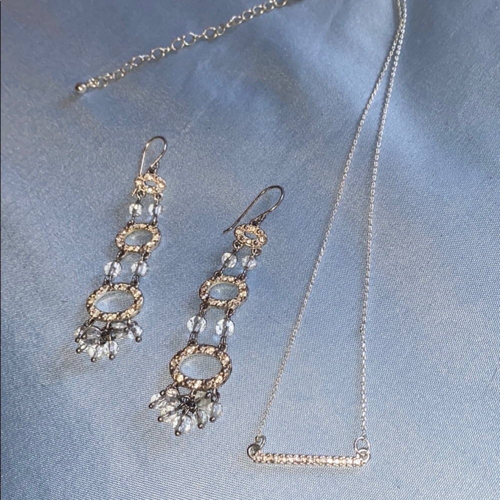 Necklace and earrings set